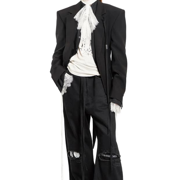 앤 드뮐미스터 Polly 5 Pocket Distressed Jeans