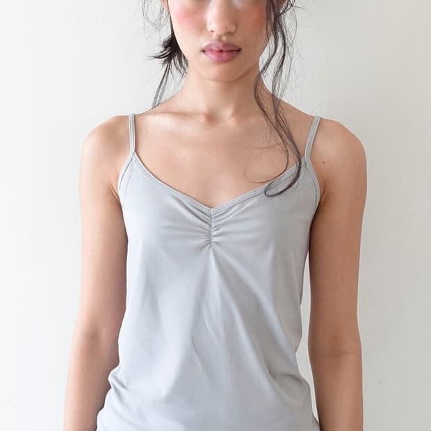 샵페어리 clear sleeveless (grey)