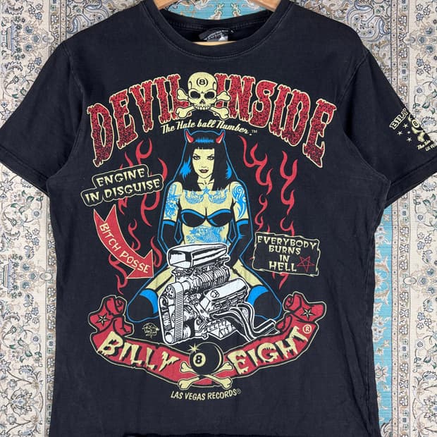 빌리에잇 데빌인사이드 그래픽 티셔츠1602