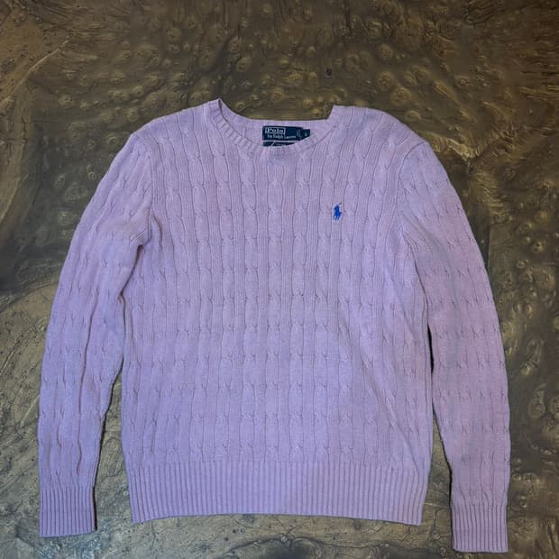 폴로 케이블 니트(Pk)  L