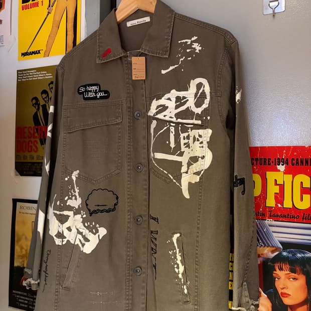 masion blanche 그래픽 셔츠자켓
