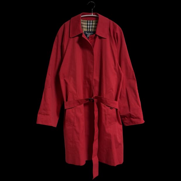 버버리 레드 트렌치코트