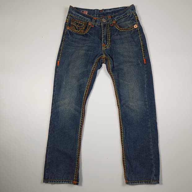 트루릴리전 데님팬츠 