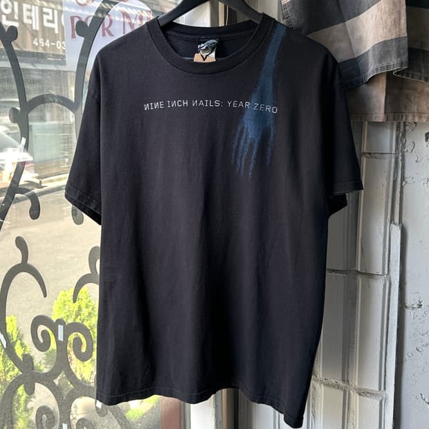 00’s 나인 인치 네일스 티셔츠 빈티지 밴드티 밴드티셔츠