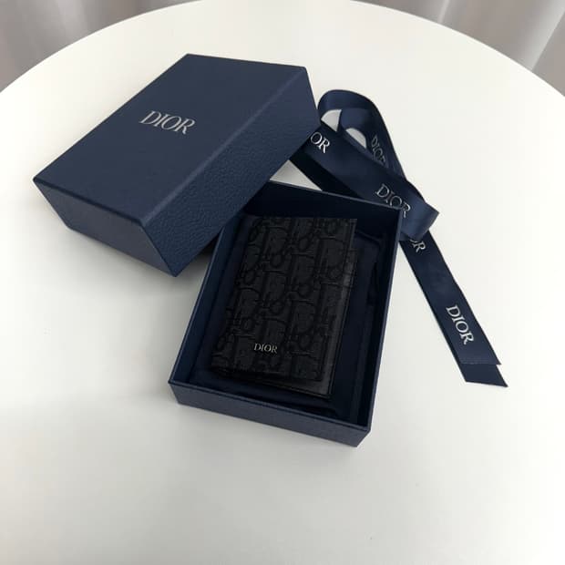 [새상품/ 26년 3월 구매] 디올 오블리크 오거나이저 블랙