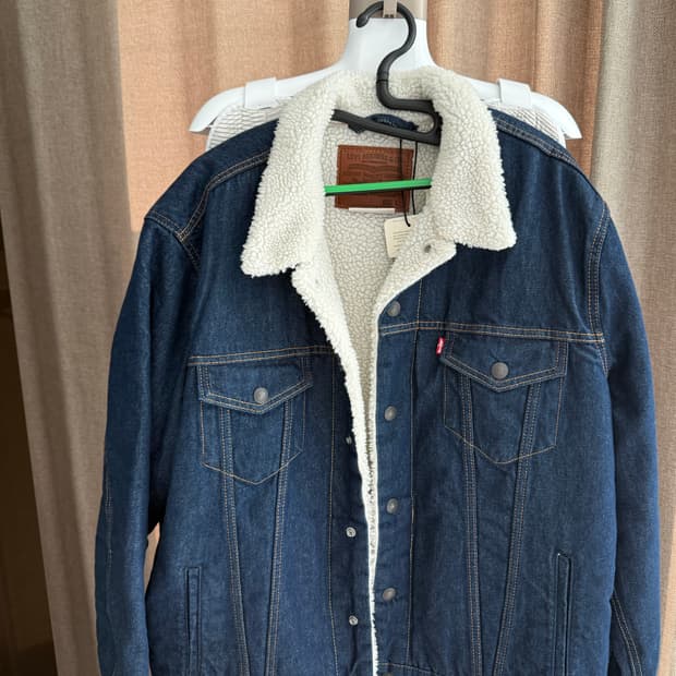 새상품)리바이스 양털 청자켓 L사이즈 (105)