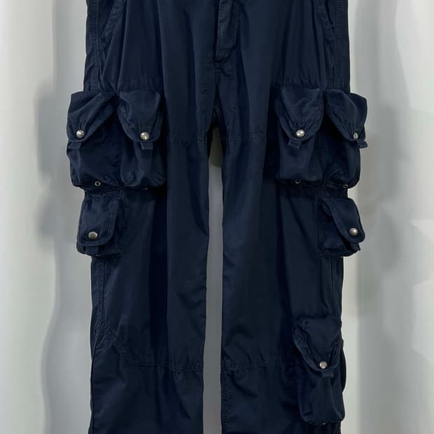 90's 폴로 랄프로렌 트래비스 스캇 유틸리티 네이비 탄창 카고팬츠