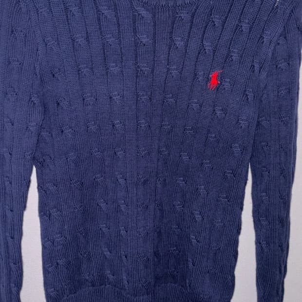 폴로랄프로렌 케이블니트 걸즈s 네이비