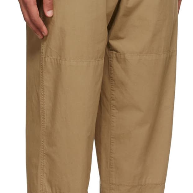 르메르 벨티드 트렌치 코튼 팬츠 카멜베이지 / 48