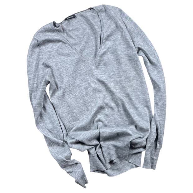 Vintage 캐시미어 실크 혼방 니트 