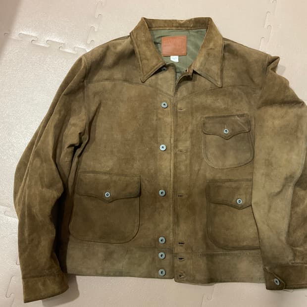 RRL 러프아웃 스웨이드 xxl 