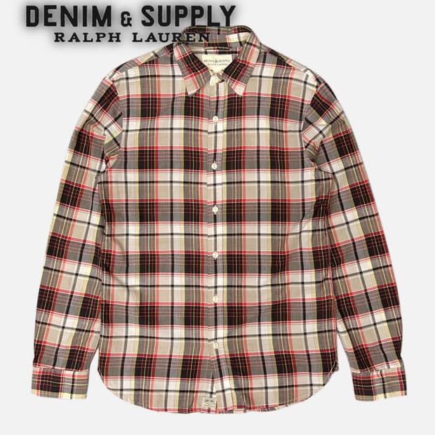 DENIM&SUPPLY cotton check shirt