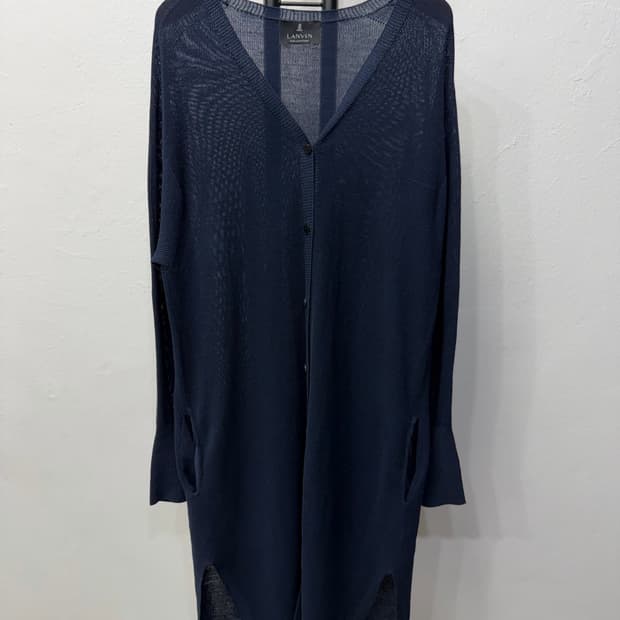 정품) LANVIN 랑방 한섬 롱 가디건 90
