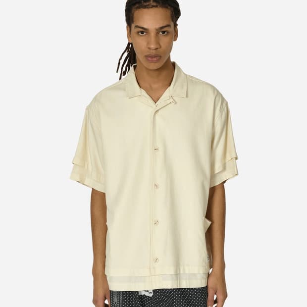 반스 otw 반팔 레이어드 셔츠 xl