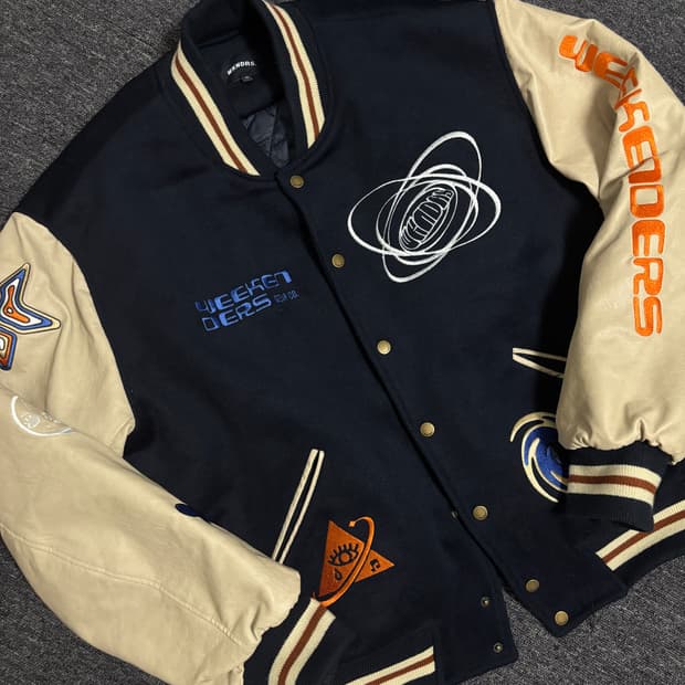 [엔시티 등 유명 연예인 착용] 위캔더스 레트로 퓨처 바시티 자켓 (XL