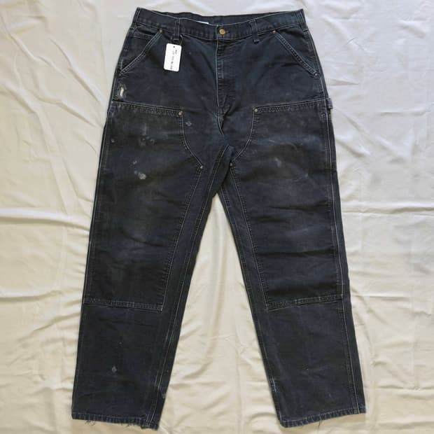 칼하트 더블니 워크팬츠 B01 BLK 38X34