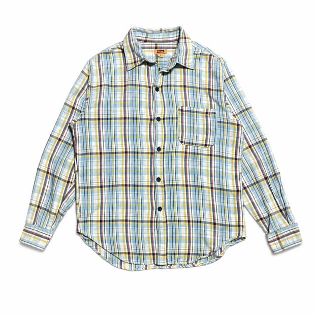 JPN 90s~00s 일본 빈티지 y2k 모리걸 45rpm 체크 셔츠