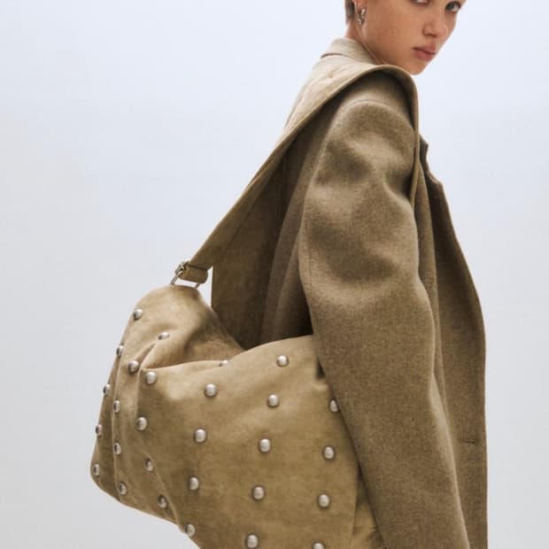 플리즈프로젝트 스웨이드 숄더백