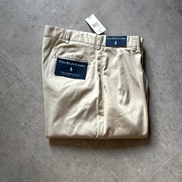 90s 폴로 랄프로렌 HAMMOND 치노 팬츠 35~36"