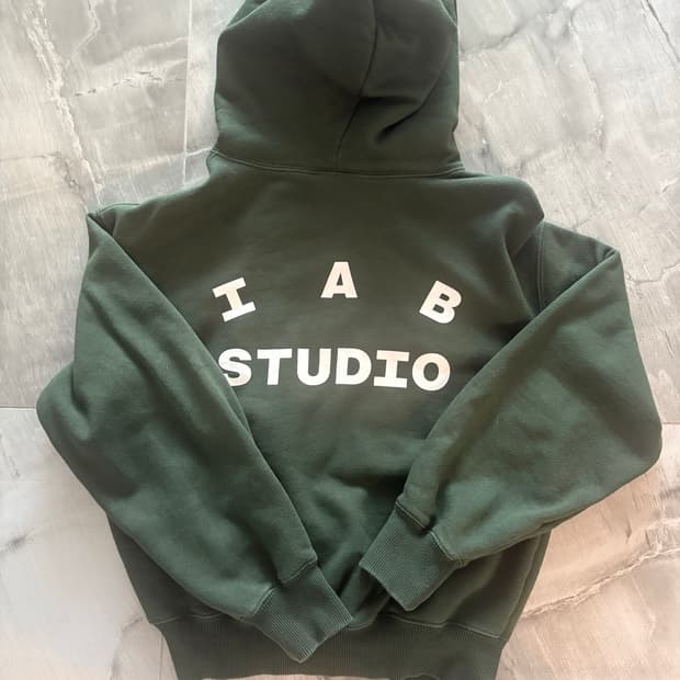 IAB STUDIO Deep green hoody 2026 Ver.