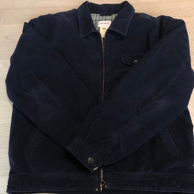 카키스 코듀로이 스윙 자켓