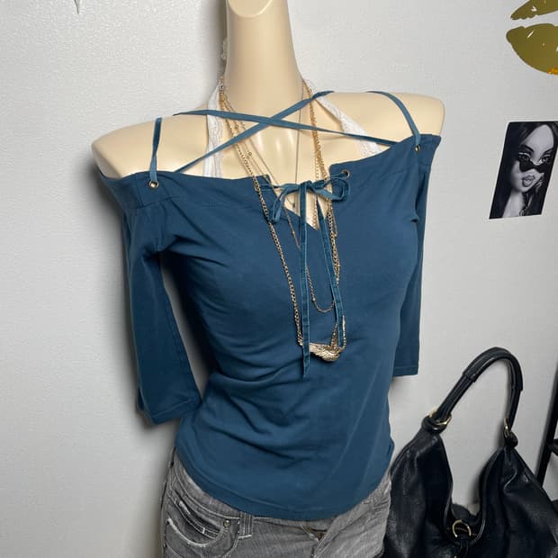 Calvin klein 캘빈클라인 오프숄더 탑