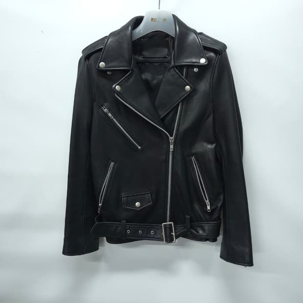 비바스튜디오 램스킨 라이더자켓 (55~66)