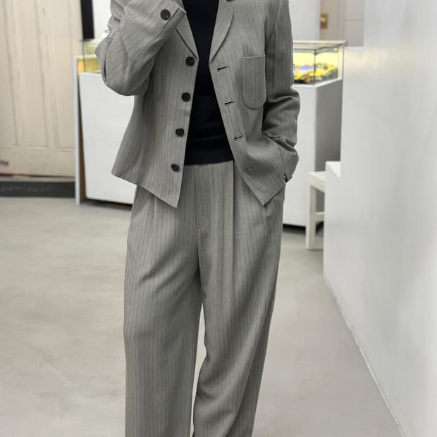 Christian Aujard  스트라이프 셋업