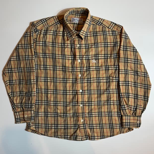 버버리 클래식 체크 긴팔 셔츠