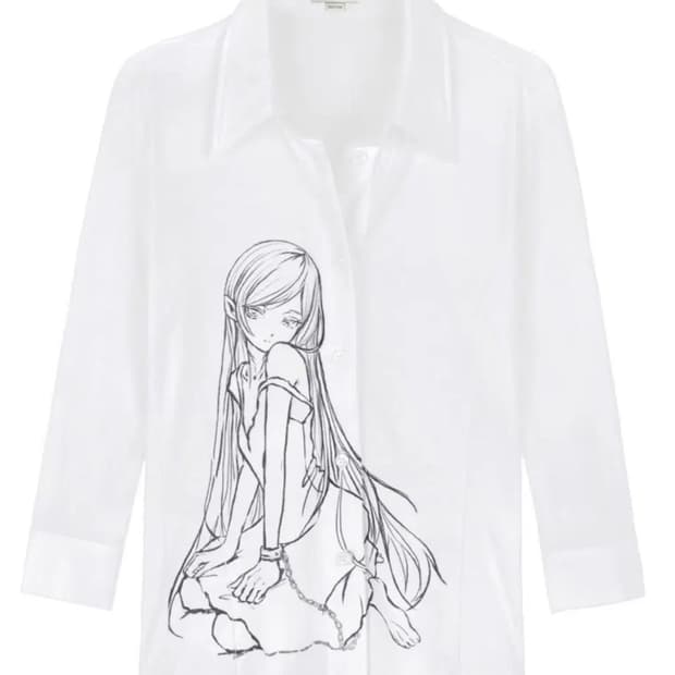 본네 쓰리쿼터 슬리브 셔츠 2사이즈