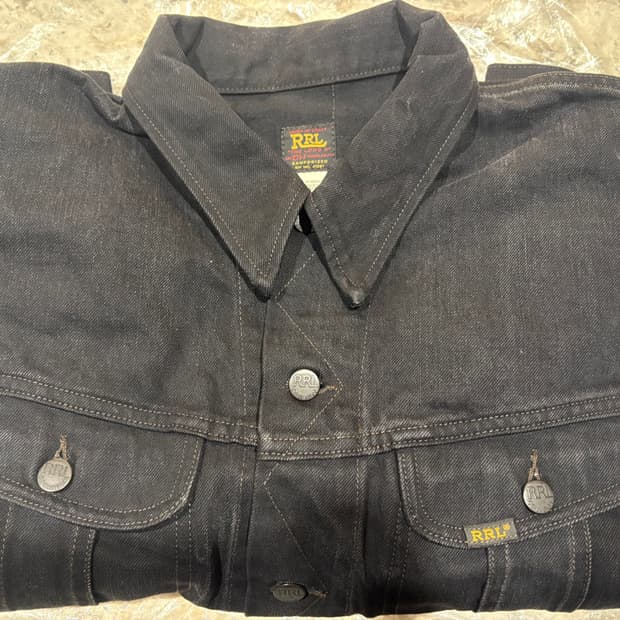 RRL 더블알엘 LOT271 black XL