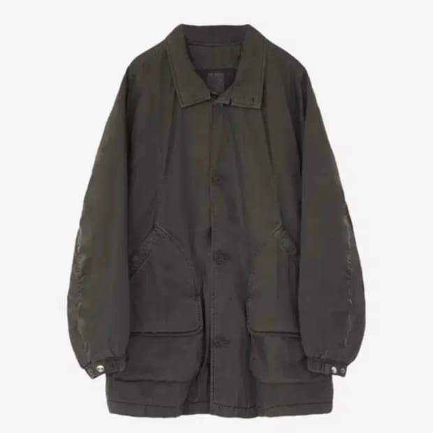 [3] 폴리테루 24fw 패디드 헌트 코트 카키 올리브 새상품 