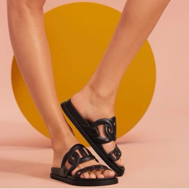 에르메스 엑스트라 슬리퍼 블랙 38