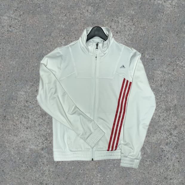 아디다스 흰색 트랙탑 XL