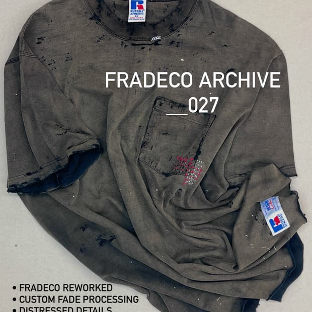 FRADECO REWORKED RUSSELL POCKET TEE