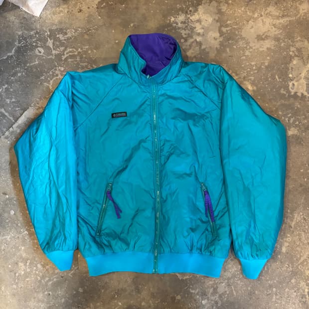 올드 콜롬비아 리버시블 라이트 패딩