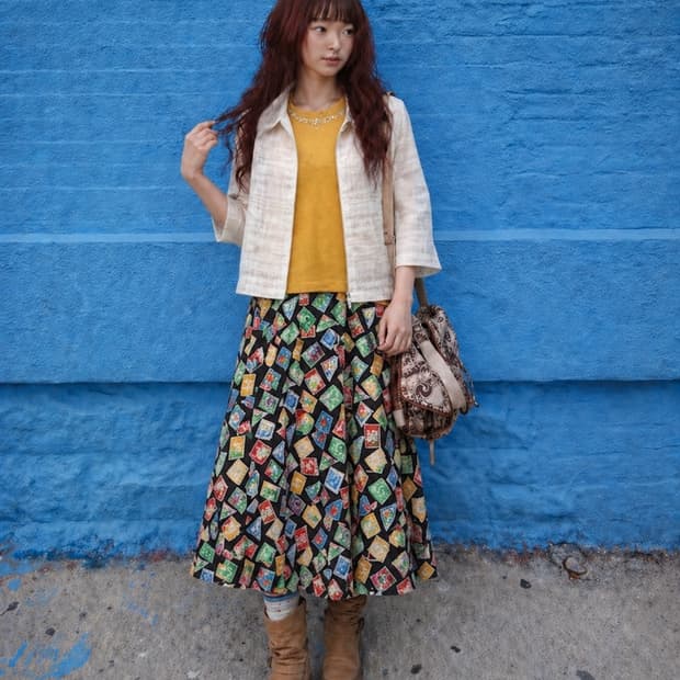 바다 마을 소녀 코디 set