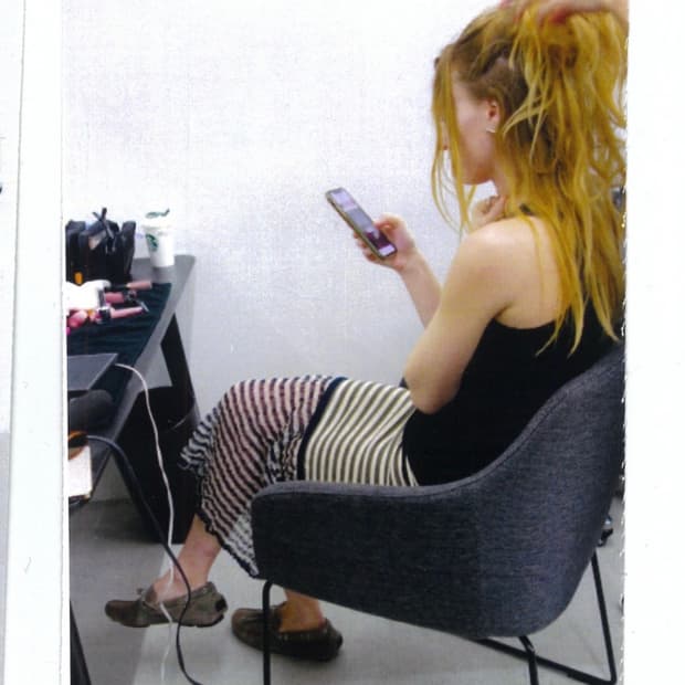 Perverze 퍼버즈 wrinkle knit twin skirt