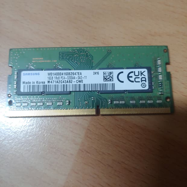 노트북램 ddr4 16기가 3200