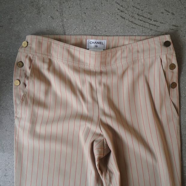 CHANEL 2001ss flare trousers 
