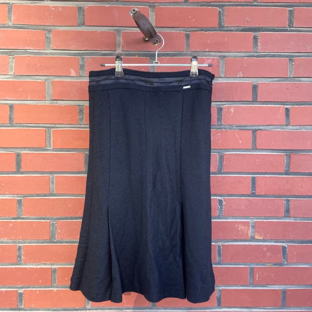 Courreges 울 미디스커트