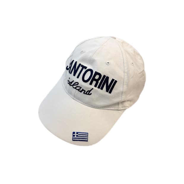 USA 빈티지 산토리니 화이트 볼캡