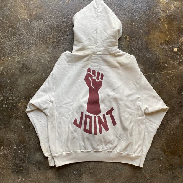 (2XL) 바우와우 에이징 데미지 후드티