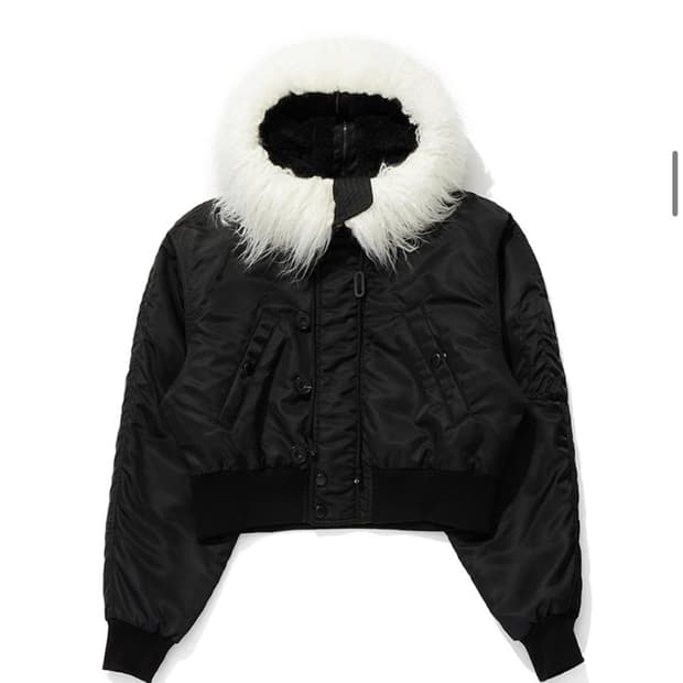 Open yy fur zipper hoodie ma-1 [2]
