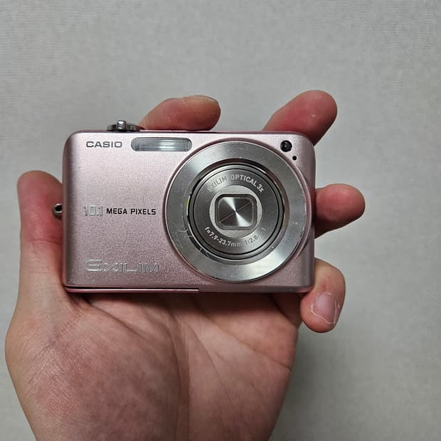 카시오 엑슬림 EX-Z1080 핑크 디카 디지털카메라