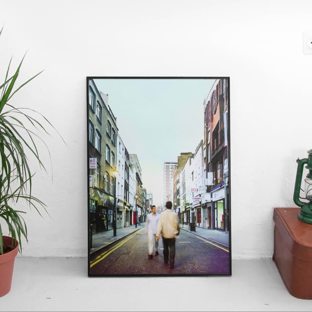 오아시스 oasis 앨범 액자 대형 사이즈 50x70cm 매장 인테리어 