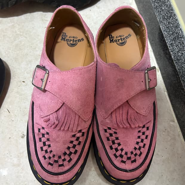 닥터마틴 램지 몽크 스웨이드 핑크