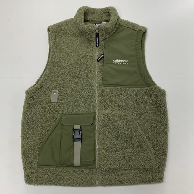아디다스 어드벤쳐 쉐르파 후리스조끼 베스트 (XL)