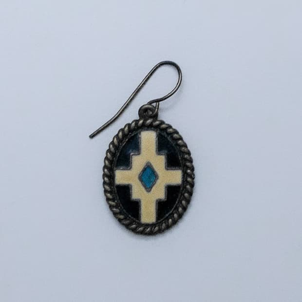 Vintage Southwestern Pierced Earring