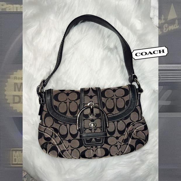 코치 블랙 미니 숄더백